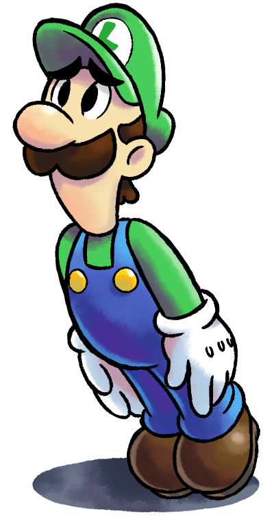 ''Mario+Luigi'' RPG Style: Luigi [SSB4 Pose]