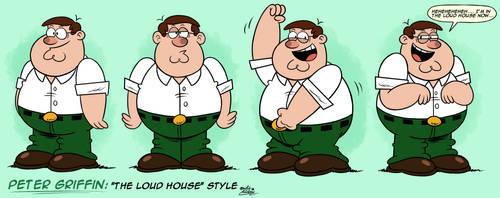 ''LOUD HOUSE'' Style: Peter Griffin (Family Guy)