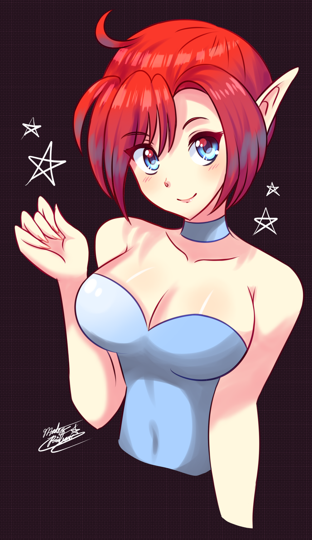 Redhead Elf Girl (Bust)