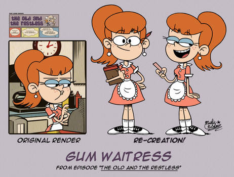 [MM] 'LOUD HOUSE' Style: TLH Redhead Gum Waitress