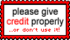 [STAMP]: PLEASE GIVE CREDIT PROPERLY!