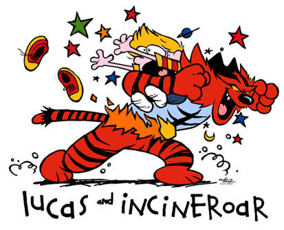 Lucas and Incineroar ['Calvin and Hobbes' PARODY]