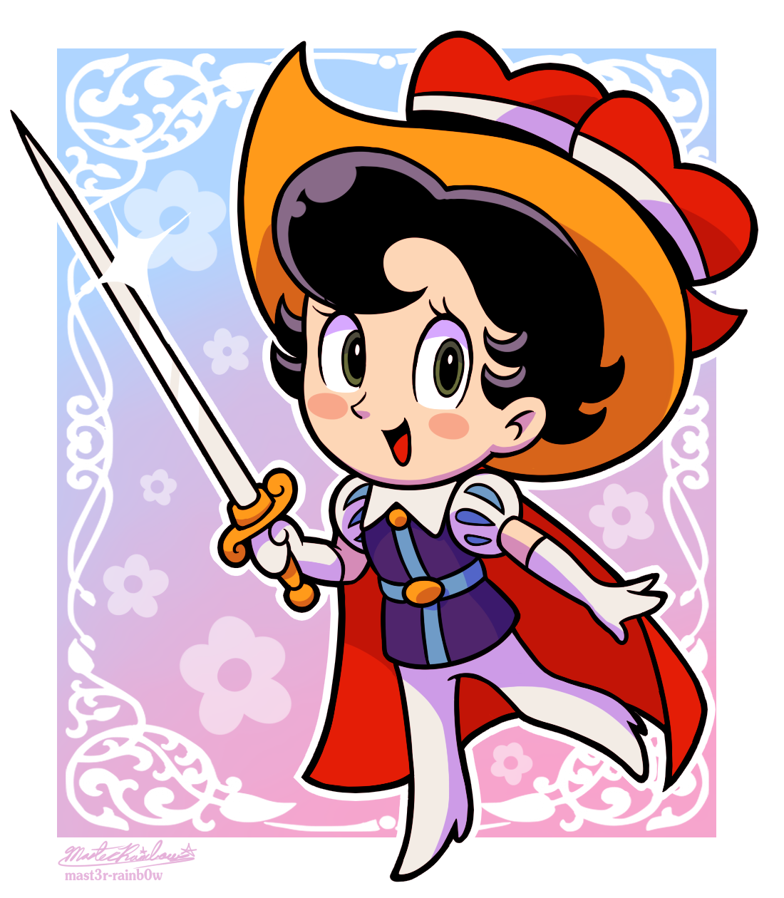 CHIBI Sapphire 'Princess Knight' (Ribon no Kishi) by Mast3r-Rainb0w on DeviantArt CHIBI Sapphire 'Princess Knight' (Ribon no Kishi) by Mast3r-Rainb0w on DeviantArt