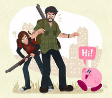 Kirby Meets Joel and Ellie (Kirby x TLOU)