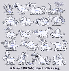 Izjusum Prehistoric Reptile Doodlz Lawl