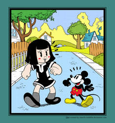 [C] 'Floyd Gottfredson' Style: Mickey +Alice Davis
