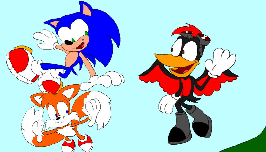 Sonic And Tails Meet Red By SammyD Productions On DeviantArt sonic-and-tails-meet-red-by-sammyd-productions-on-deviantart