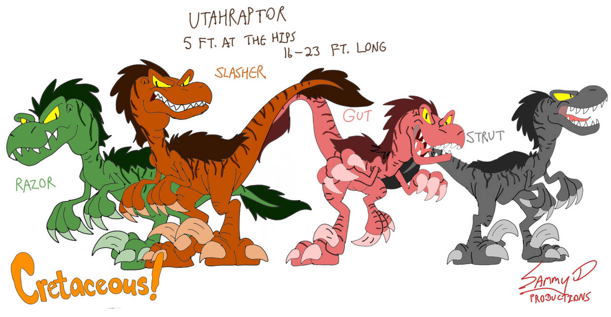 Cretaceous! The Raptors by SammyD-Productions on DeviantArt