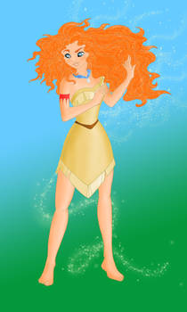 Merida as Pocahontas