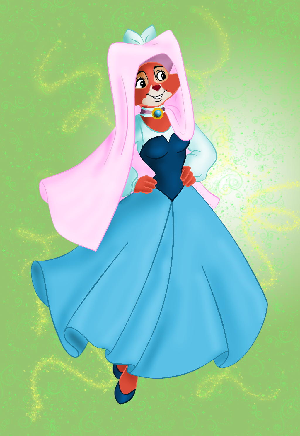 Maid Marian as Ariel