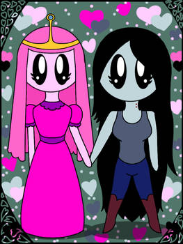 14 days of couples: day 14 Marceline X bubblegum