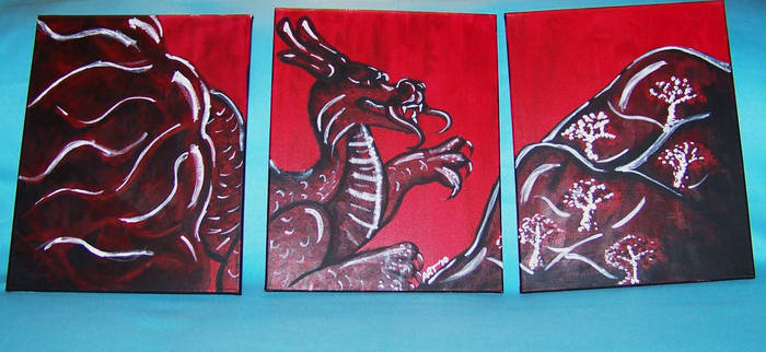 Asian Dragon Painting