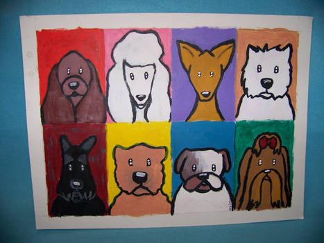 Multiple Dog Breed Painting