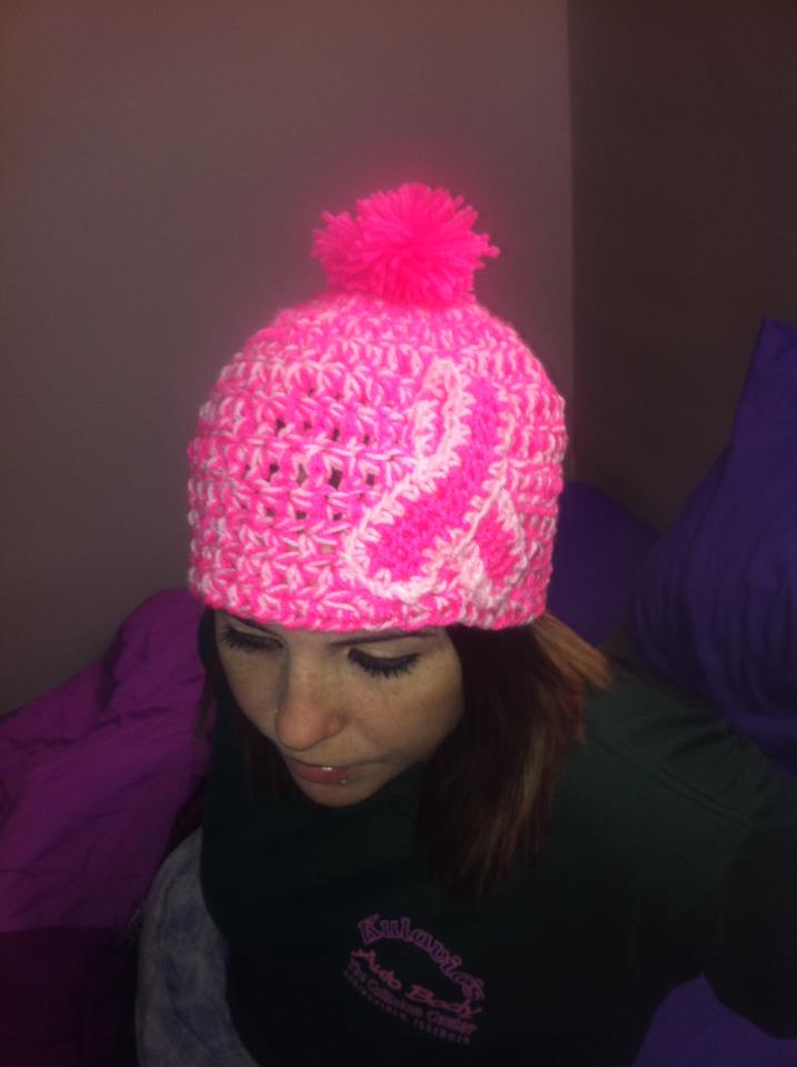 Breast Cancer Awareness Beanie Hat