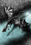 Dragon of the river by Dragkness