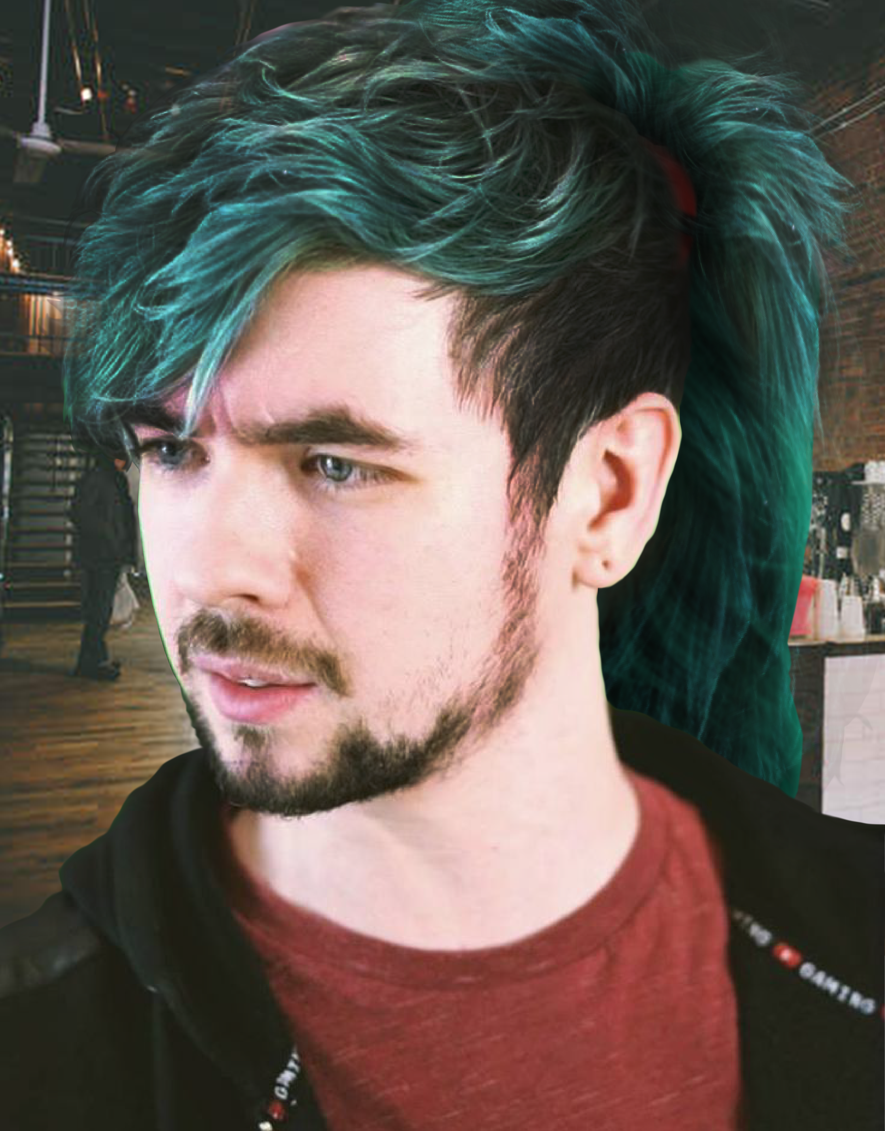 Jacksepticeye With Long Hair By Halo91 On Deviantart.