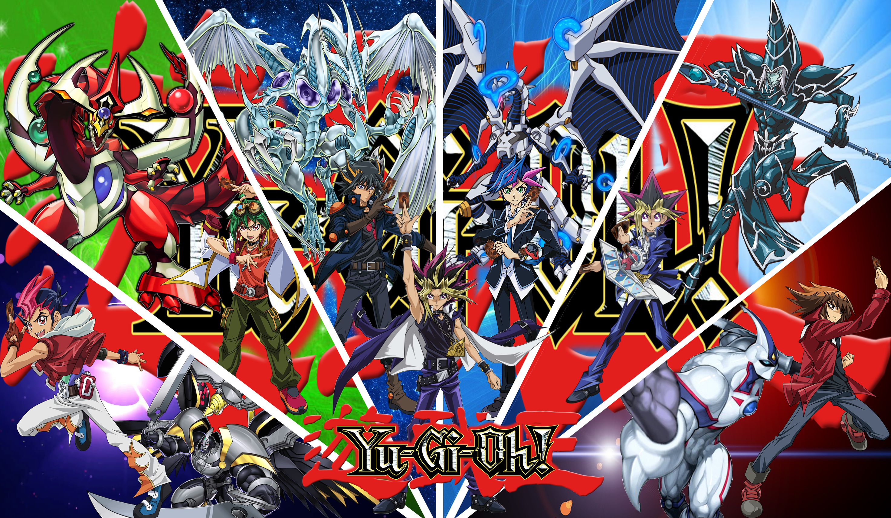 Yu-Gi-Oh! Protagonists Wallpaper 1080p Full HD : r/yugioh