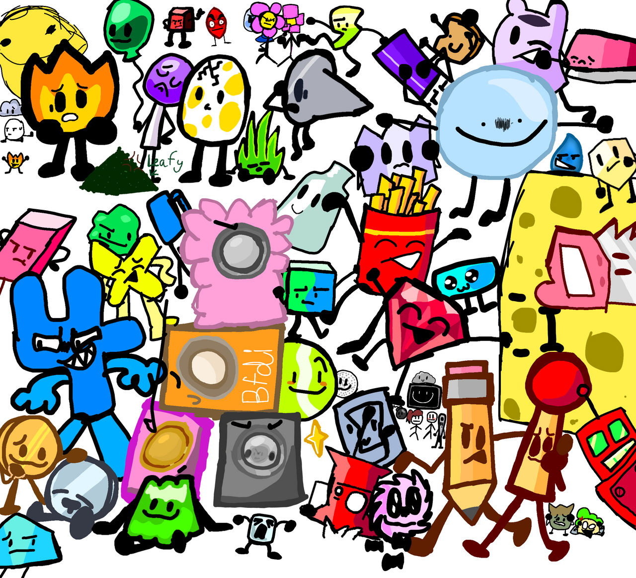 Bfb characters by DaRabbitt on DeviantArt