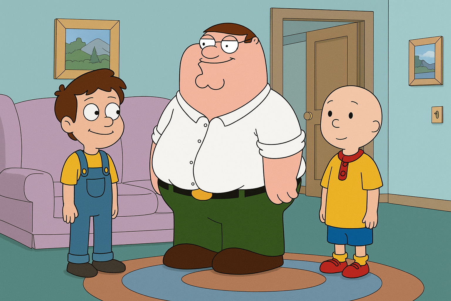 HumanElias90 Peter Griffin Caillou