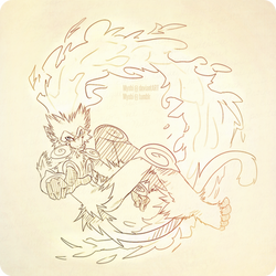 PKMN | Infernape by Myebi