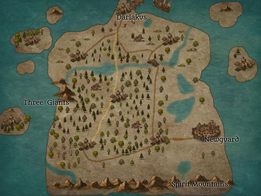 Map of Midland by BlackheartRavensoul on DeviantArt