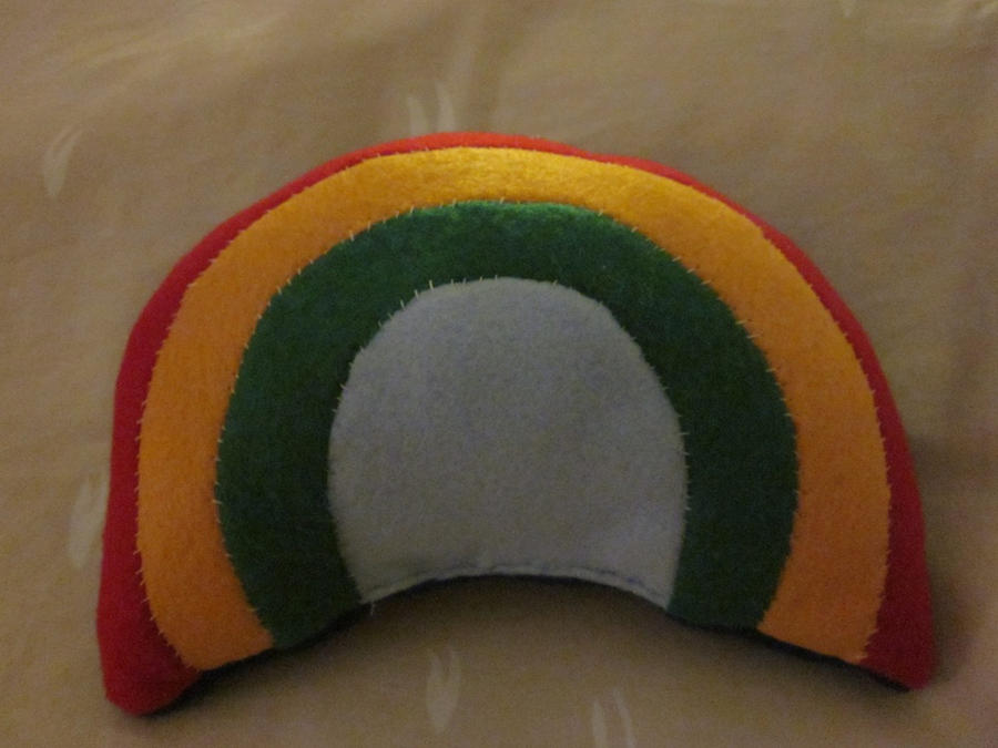 Rainbow pillow