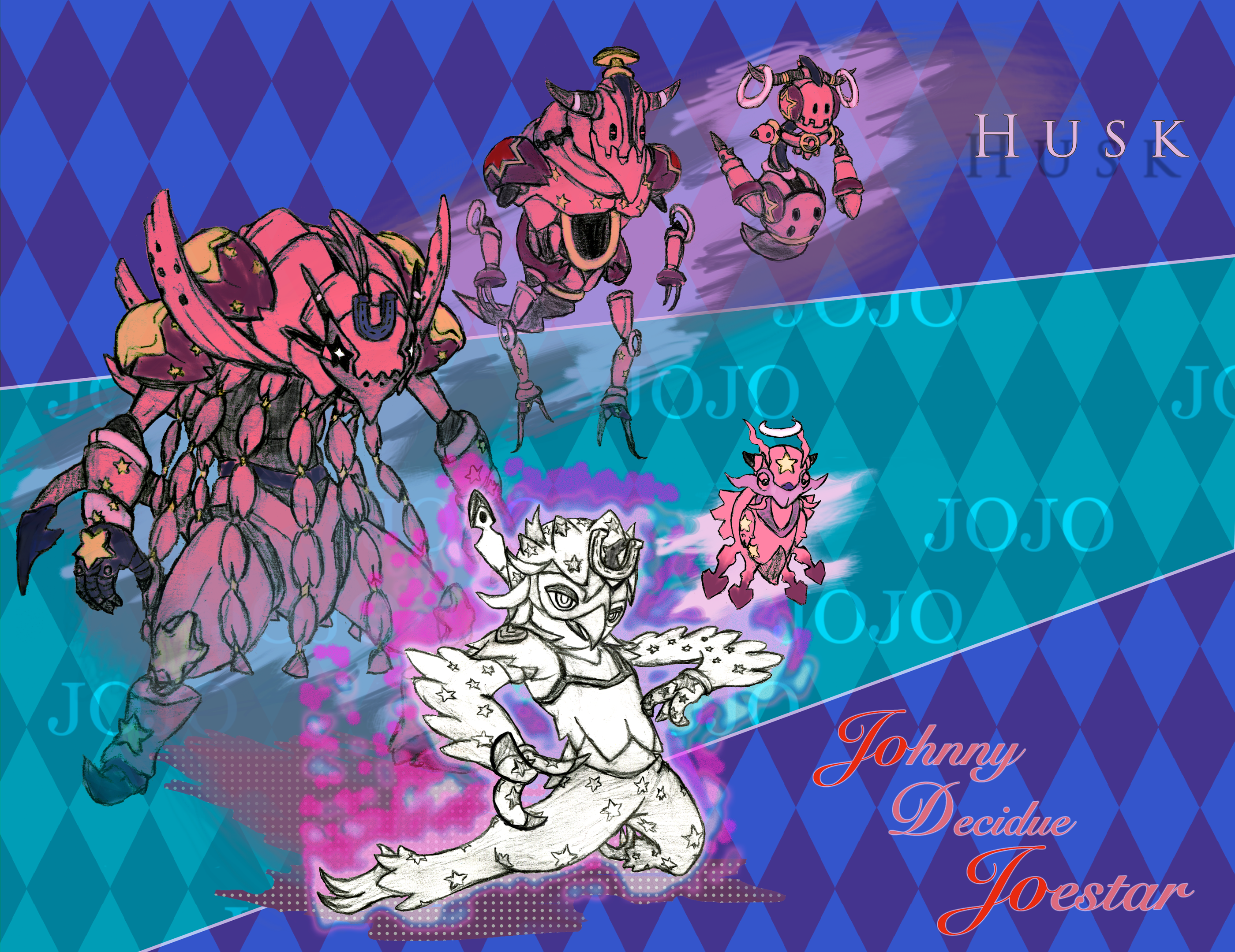 Johnny Joestar/TUSK ACT4 [ALL STAR BATTLE COLORS] by Alp4XoX on DeviantArt