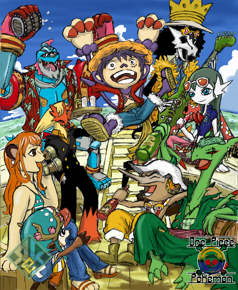 Sengoku, Pokemon x One Piece Team by LuxrayHeart on DeviantArt