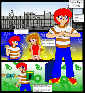 Phineas y Ferb RT Comic Anime Pag 3 COLOR