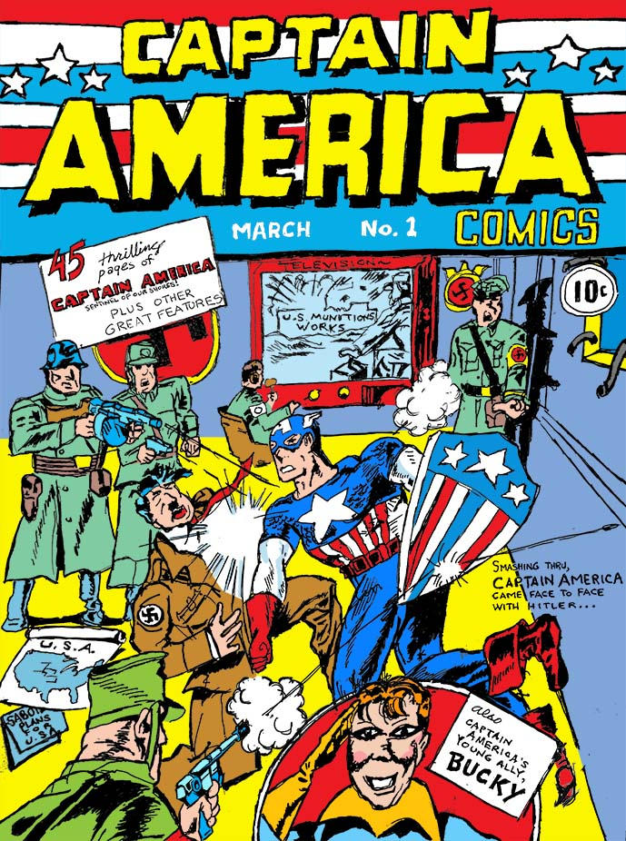 Captain America Comics 1 1941 Rescribbled By ScottHollifield On captain-america-comics-1-1941-rescribbled-by-scotthollifield-on