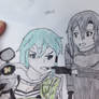 Kirito and Sinon