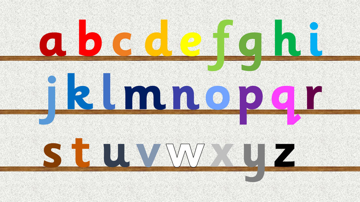 Alphabet On The Shelf By WolfDoesDeviants On DeviantArt