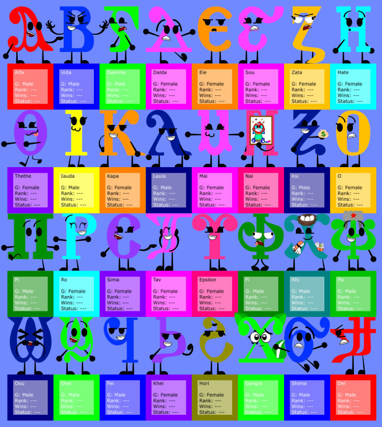 Coptic Alphabet Platforms by WolfDoesDeviants on DeviantArt