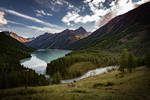 Lake in the mountains by undyrelax