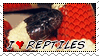 Stamp - I love reptiles by Pajulammas
