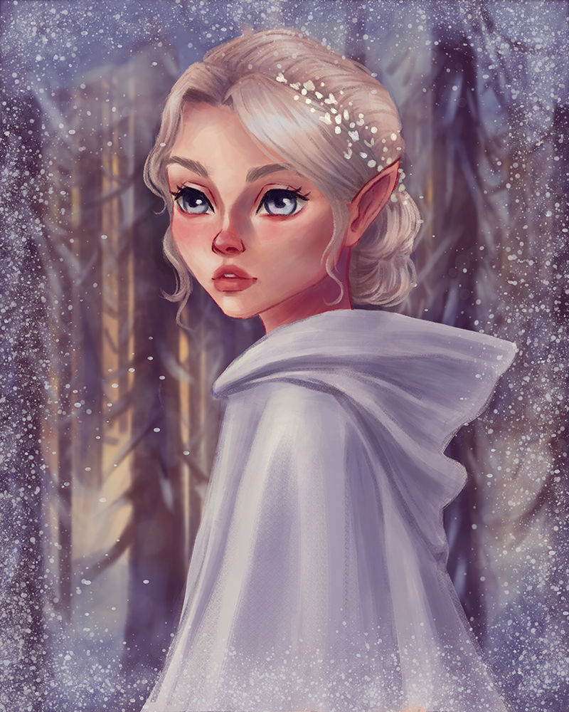 Snow Elf By EliliumArt On DeviantArt snow-elf-by-eliliumart-on-deviantart