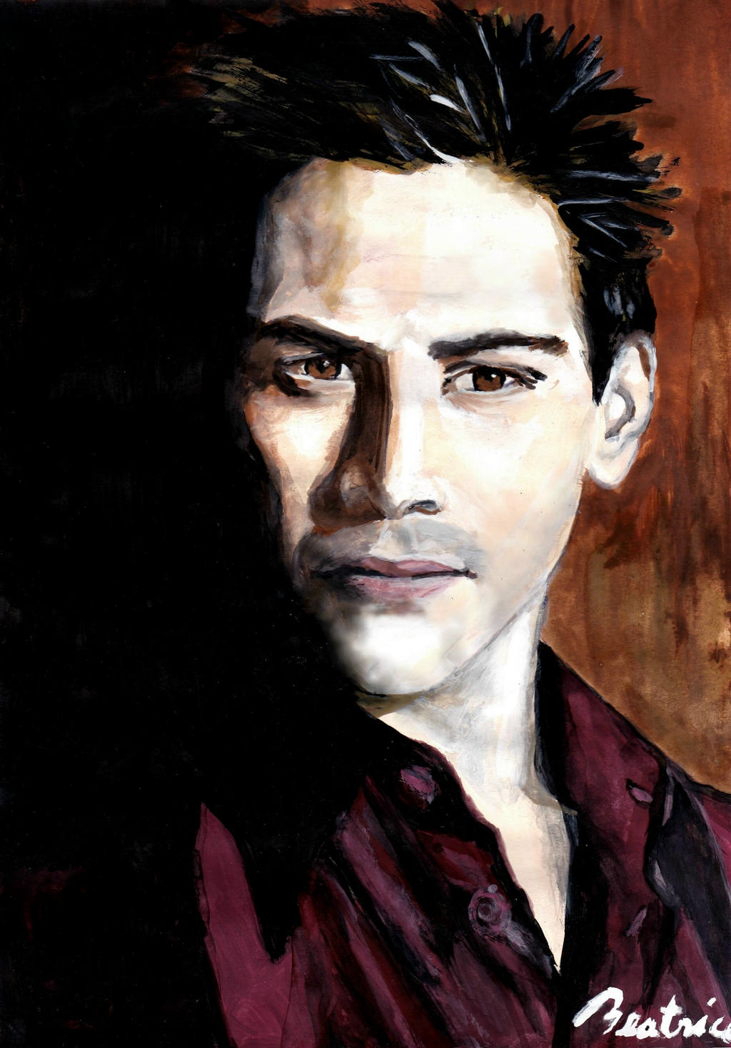 Keanu Reeves by BeatriceBaiu on DeviantArt