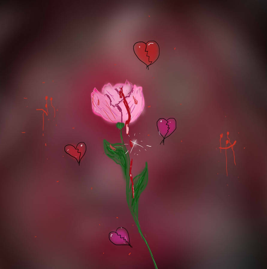 Creepy Rose by Kristiana09 on DeviantArt
