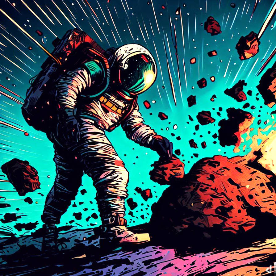 Asteroid Deviantart Astronaut and Asteroiden by Seschat-Butterfly on DeviantArt