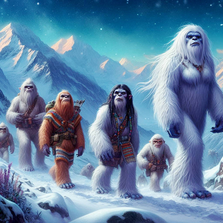 Yeti familie by Seschat-Butterfly on DeviantArt