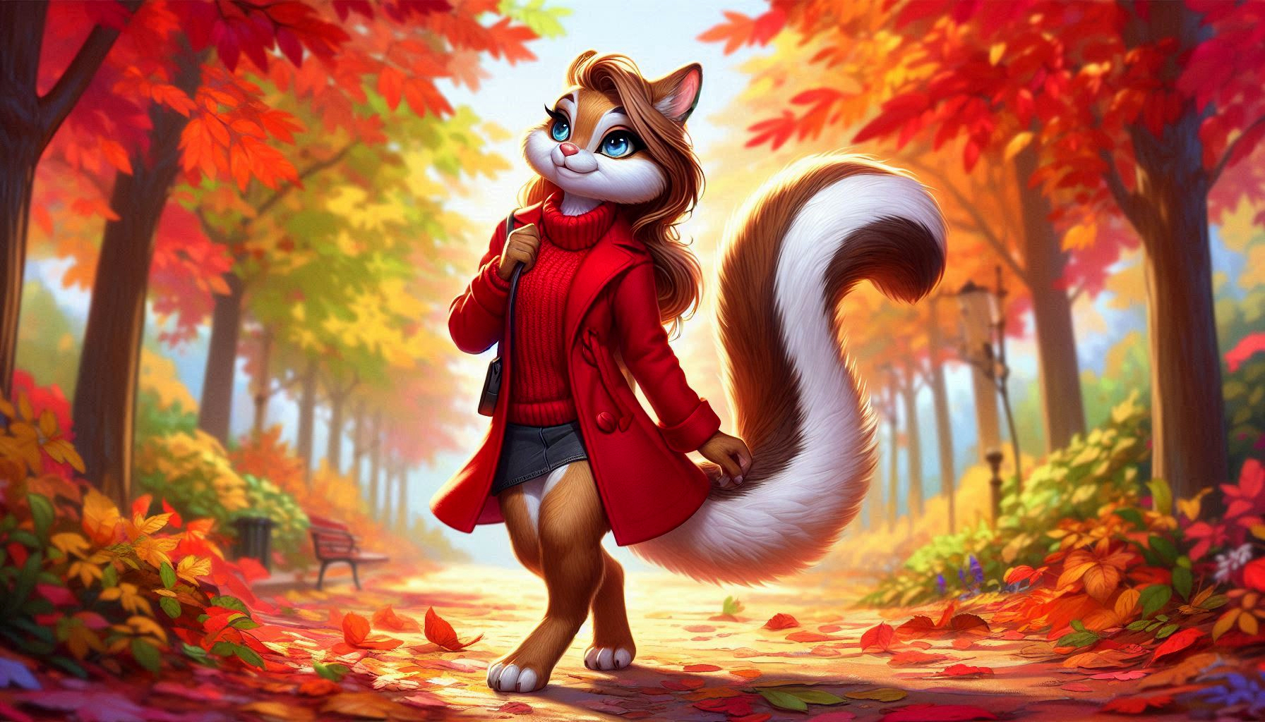 Chipmunk Woman by Seschat-Butterfly on DeviantArt