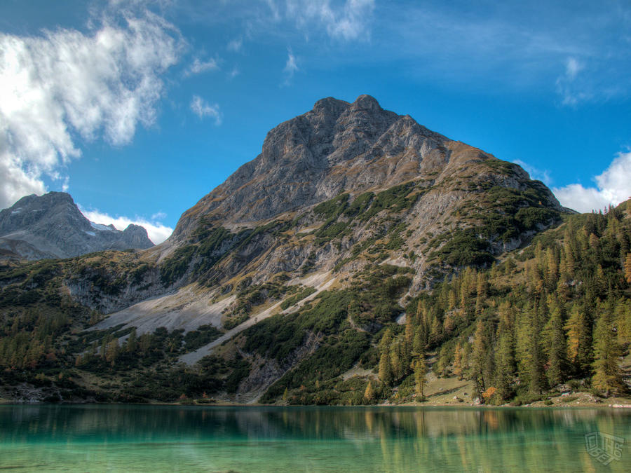 alps mountain view with lake 1 by ThorBet on DeviantArt
