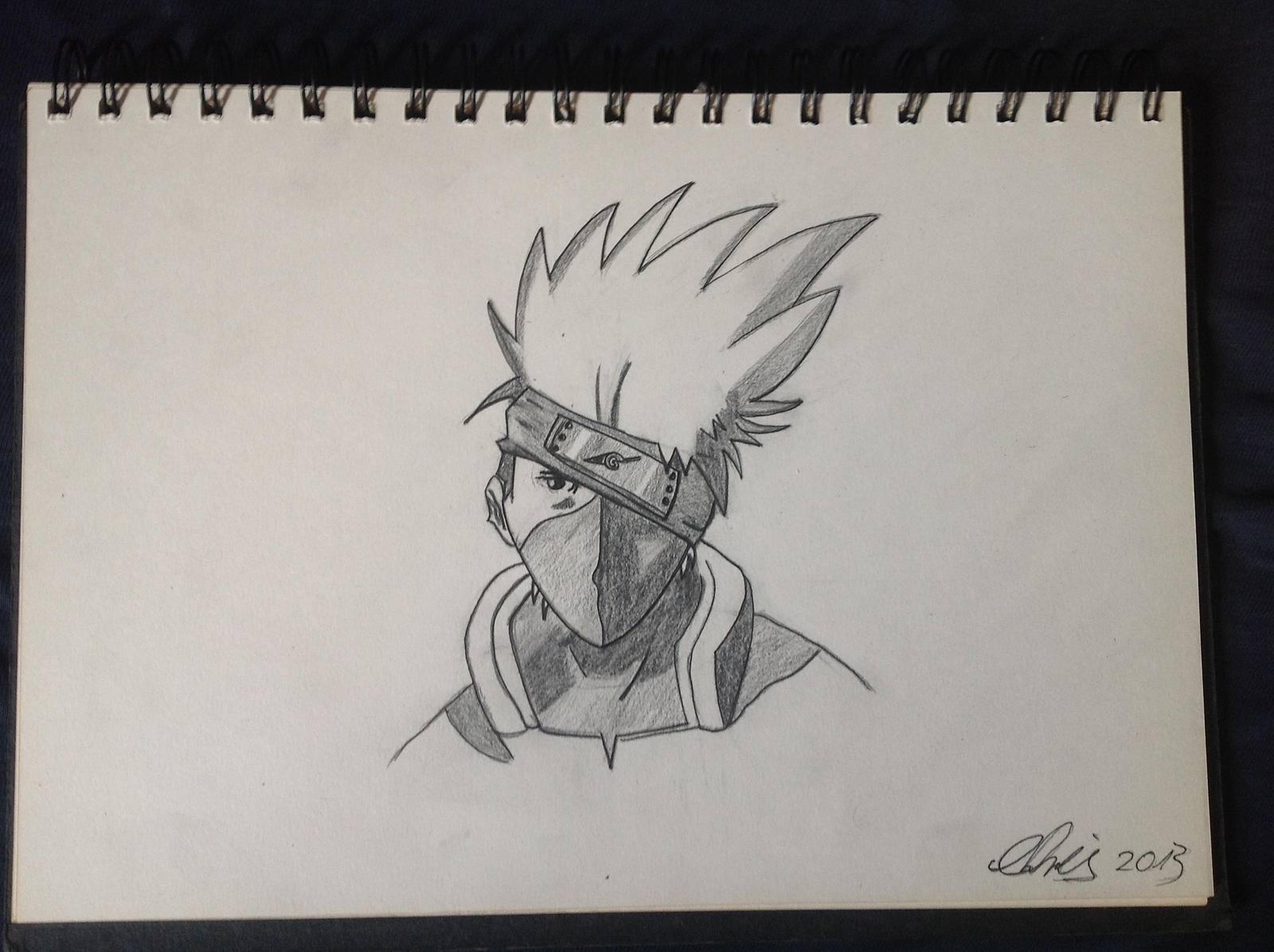 Kakashi Hatake Pencil Sketch By Otaku Design On Deviantart