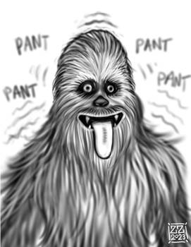 zz Chewbacca Panting