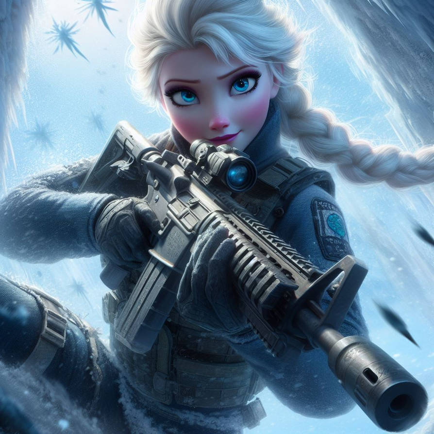 elsa in tactical gear by zenzmurfy on DeviantArt