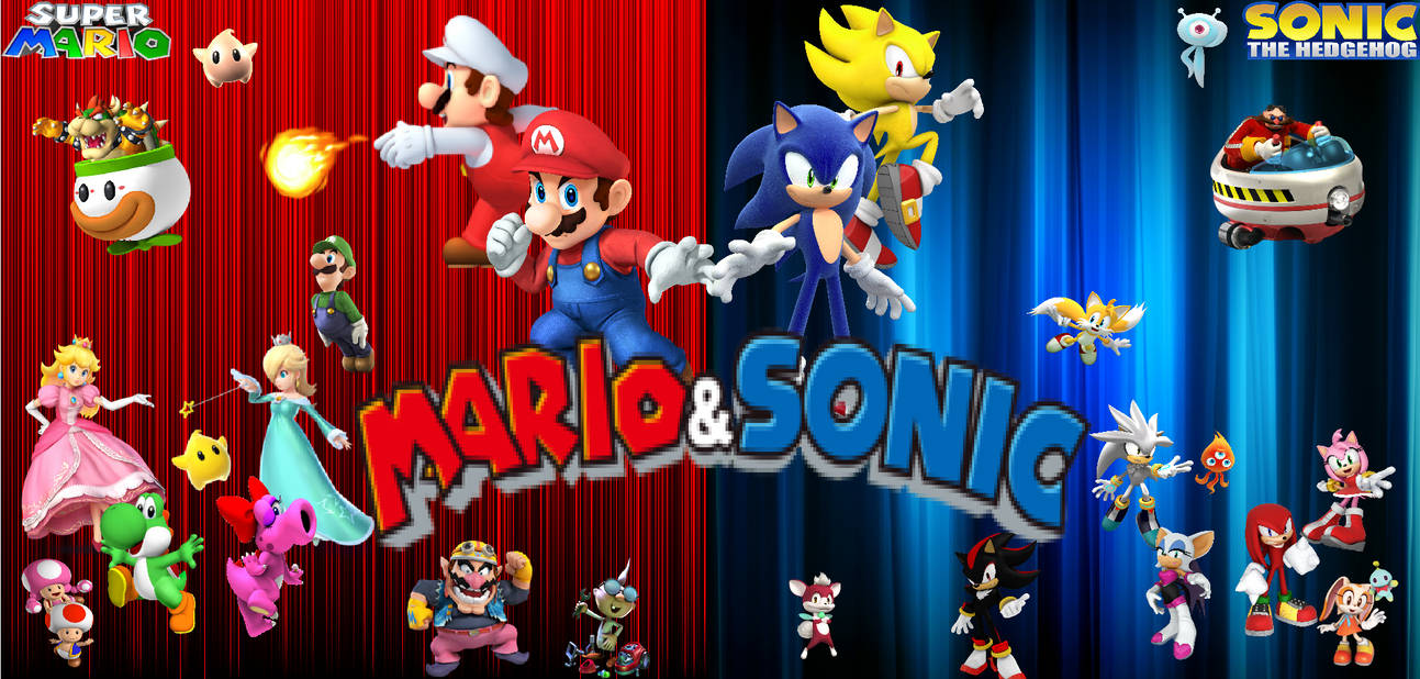 Mario and Sonic Pic 2 by ClariceElizabeth on DeviantArt