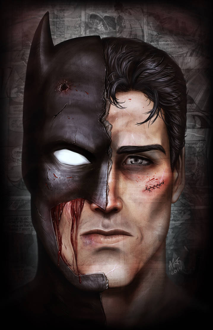 Bruce vs. Bat by ADDICT-Se