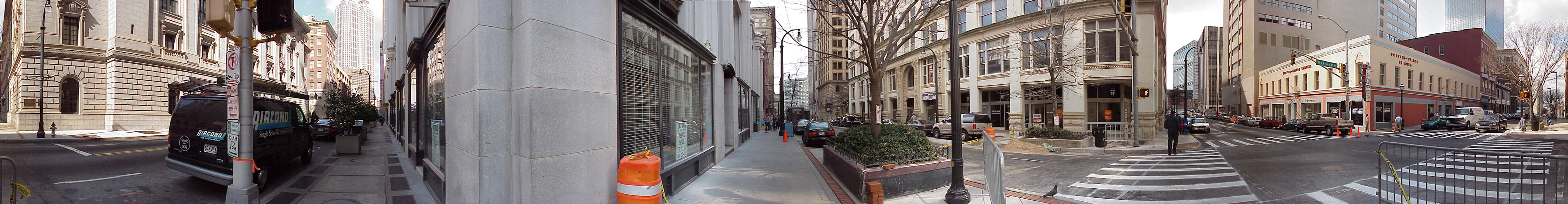 Forsyth St and Walton St at the Healy Building