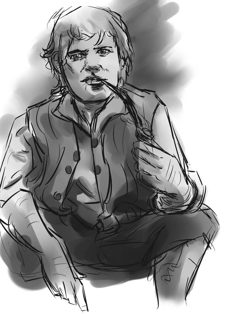 Samwise daily sketch by Vimes-DA on DeviantArt