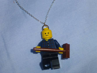 Lego Man Necklace 1